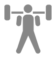 weight lifter icon